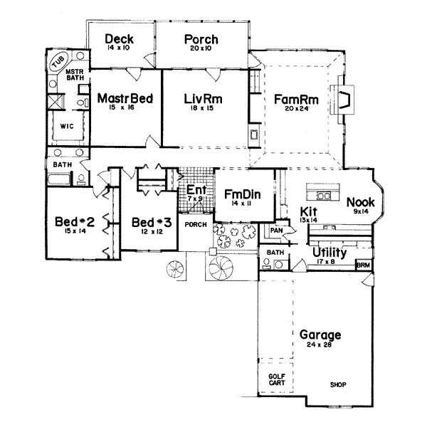 Main Floor Plan: 3-172