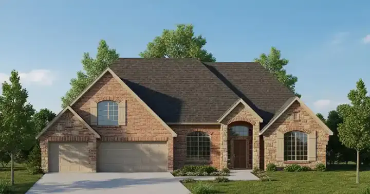 Traditional house plans 3-181 - front exterior, 2,754 sq ft, 4 bed, 3 bath house plans | Monster House Plans
