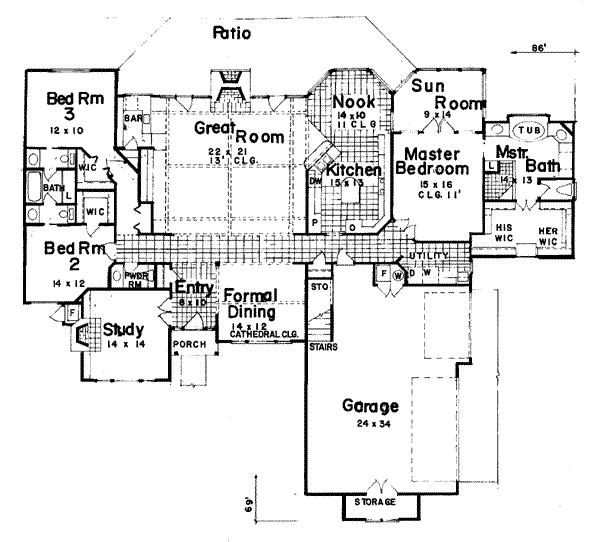 Main Floor Plan: 3-182