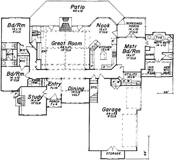 Main Floor Plan: 3-184