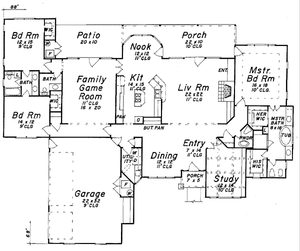Main Floor Plan: 3-190