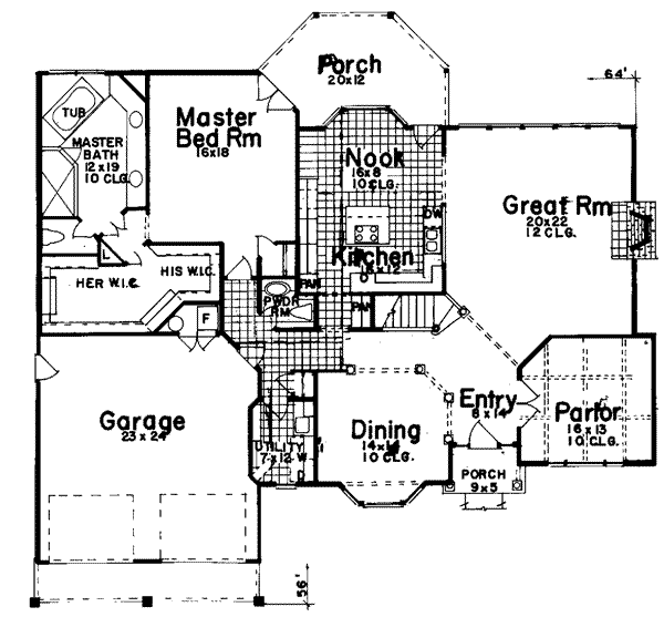 Main Floor Plan: 3-198