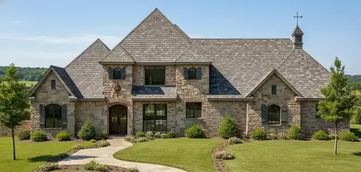 Traditional house plans 3-200 - front exterior, 3,239 sq ft, 3 bed, 3 bath house plans | Monster House Plans
