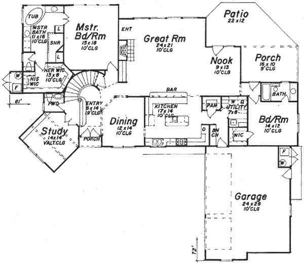 Main Floor Plan: 3-200