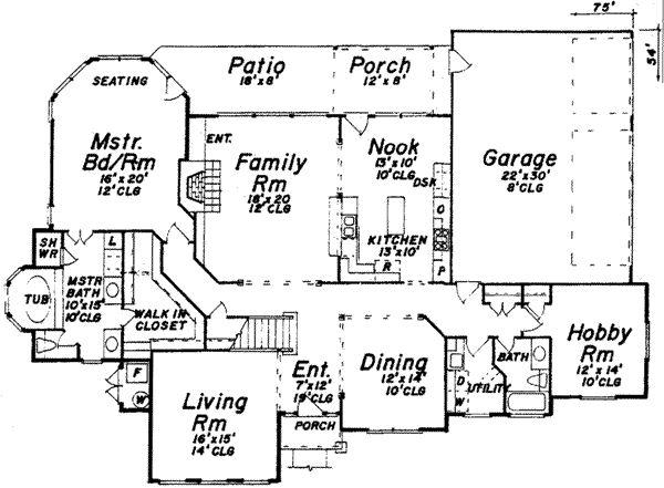 Main Floor Plan: 3-201