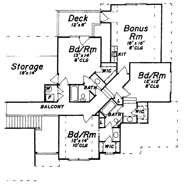 Upper/Second Floor Plan:3-201