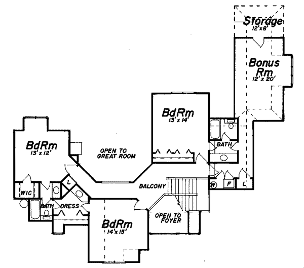 Upper/Second Floor Plan: 3-202