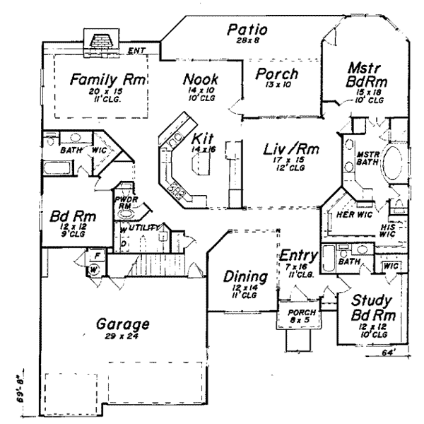 Main Floor Plan: 3-203