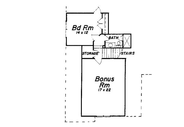 Upper/Second Floor Plan: 3-203