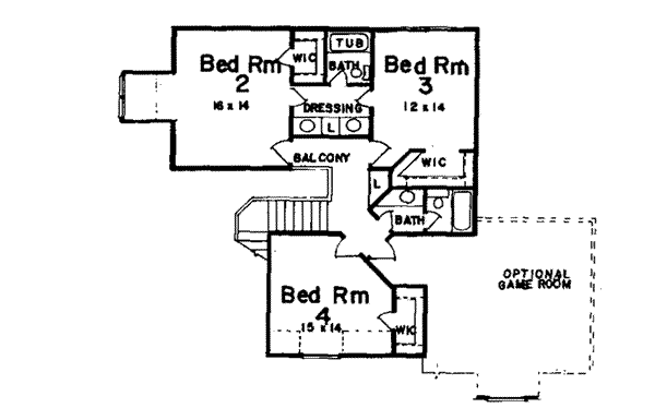 Upper/Second Floor Plan: 3-204