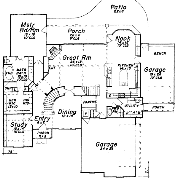 Main Floor Plan: 3-205