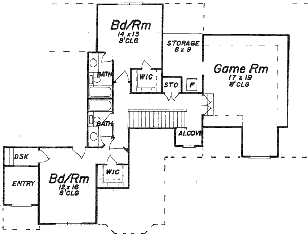 Upper/Second Floor Plan:3-208