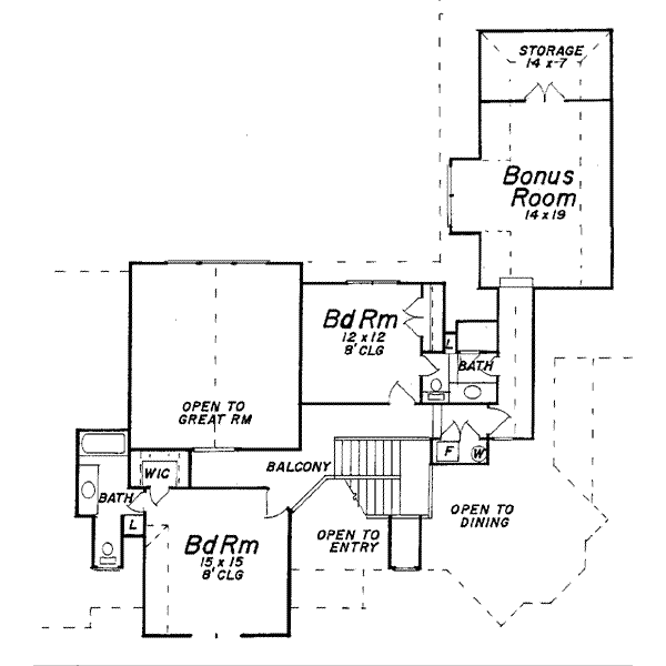 Upper/Second Floor Plan: 3-216