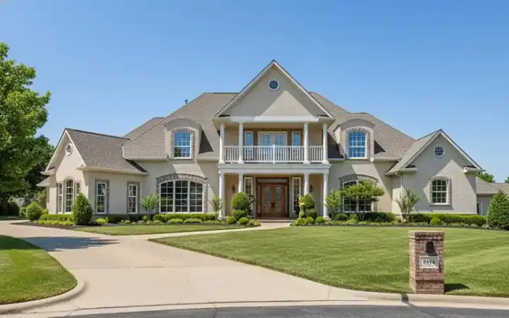Plantation house plans 3-220 - front exterior, 3,770 sq ft, 5 bed, 3 bath house plans | Monster House Plans