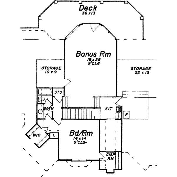 Upper/Second Floor Plan: 3-221