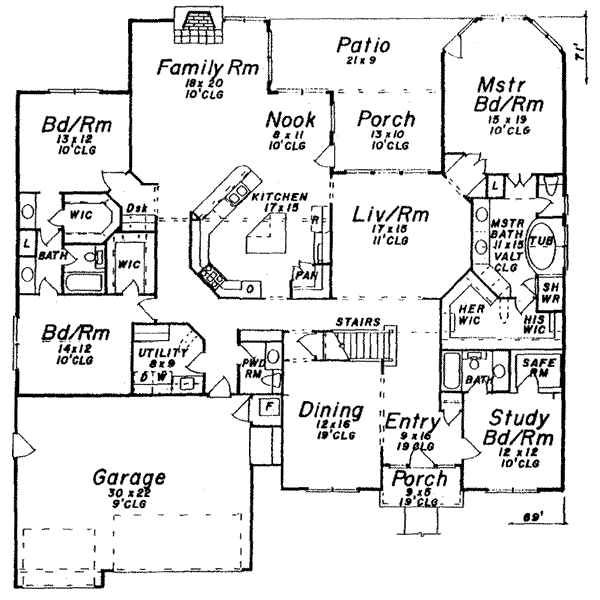 Main Floor Plan: 3-222