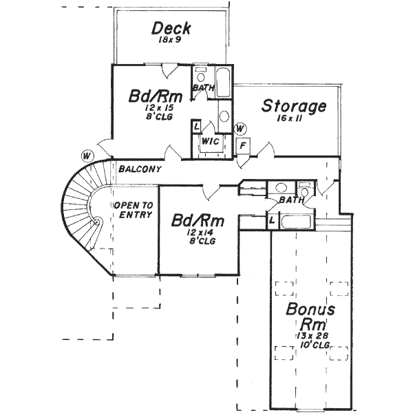 Upper/Second Floor Plan: 3-225