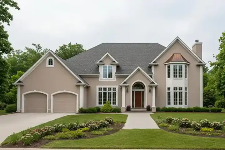 Traditional house plans 3-226 - front exterior, 4,103 sq ft, 3 bed, 3 bath house plans | Monster House Plans