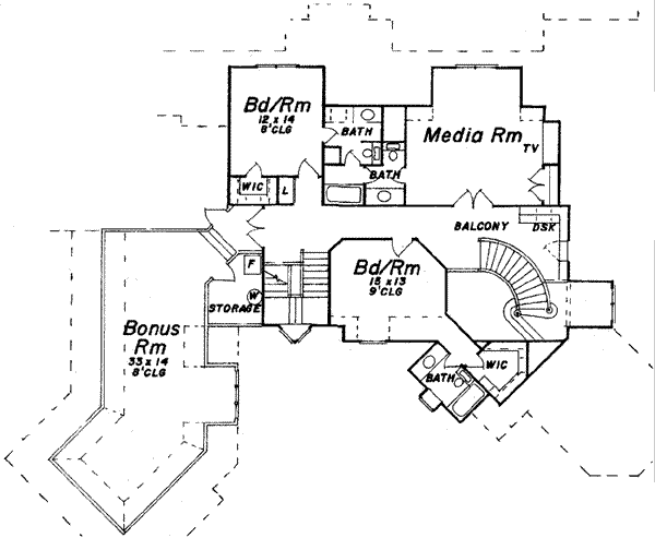 Upper/Second Floor Plan: 3-231
