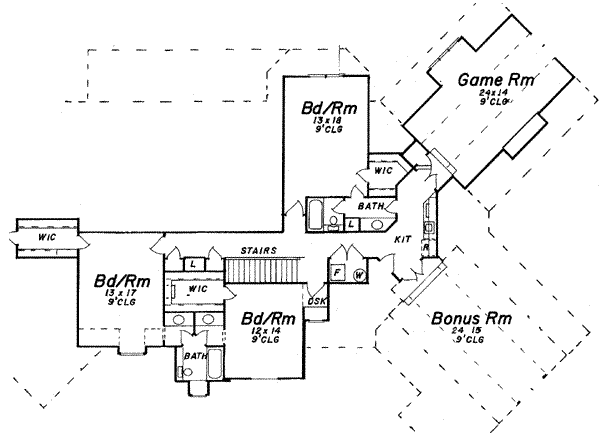 Upper/Second Floor Plan: 3-233