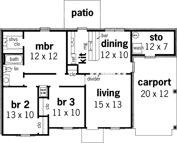 Main Floor Plan: 30-107