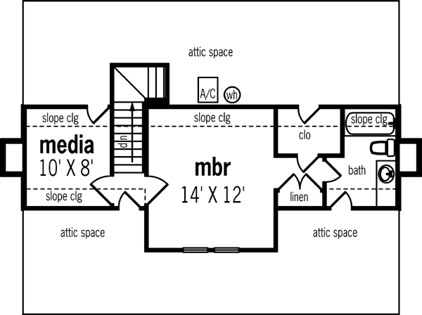 Upper/Second Floor Plan: 30-110