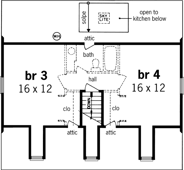 Upper/Second Floor Plan: 30-116