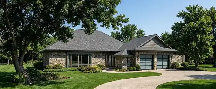 Traditional house plans 30-119 - front exterior, 1,000 sq ft, 3 bed, 2 bath house plans | Monster House Plans