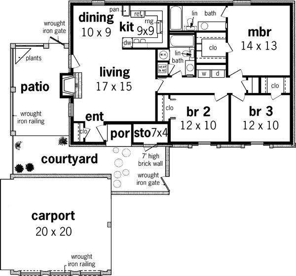 Main Floor Plan: 30-124