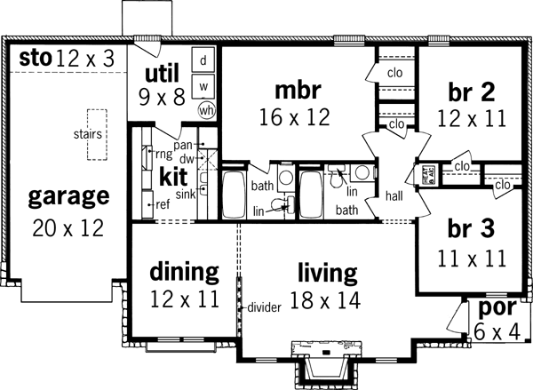Main Floor Plan: 30-130