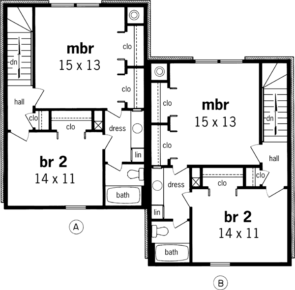 Upper/Second Floor Plan: 30-131