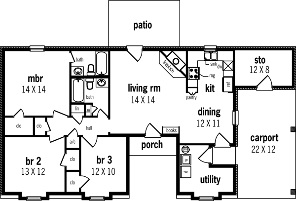 Main Floor Plan: 30-134