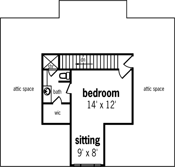 Upper/Second Floor Plan: 30-135