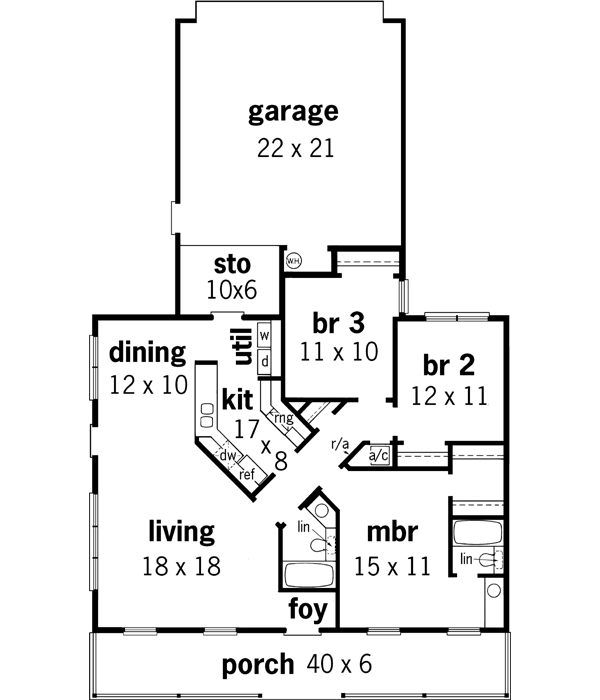 Main Floor Plan: 30-140