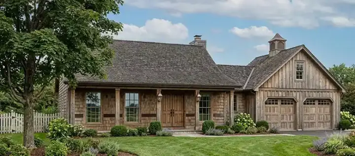 Country house plans 30-143 - front exterior, 1,395 sq ft, 3 bed, 2 bath house plans | Monster House Plans