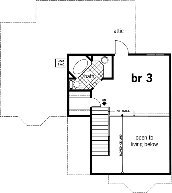 Upper/Second Floor Plan: 30-147