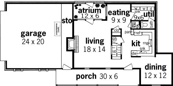 Main Floor Plan: 30-153