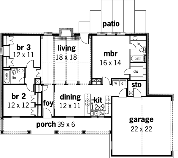 Main Floor Plan: 30-154