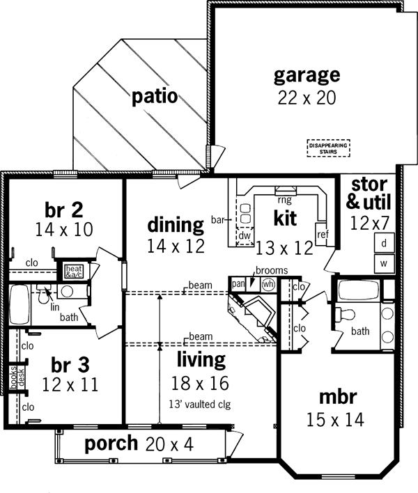 Main Floor Plan: 30-156