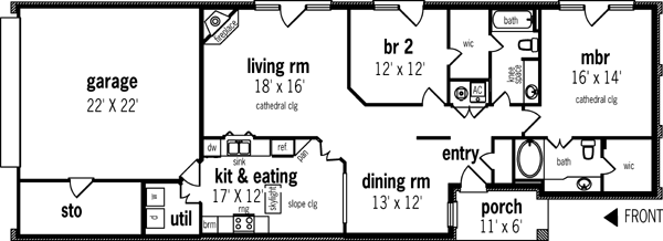 Main Floor Plan: 30-158