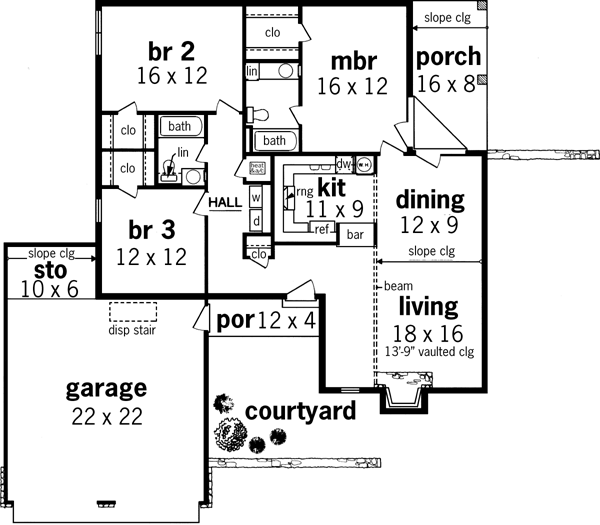 Main Floor Plan: 30-160
