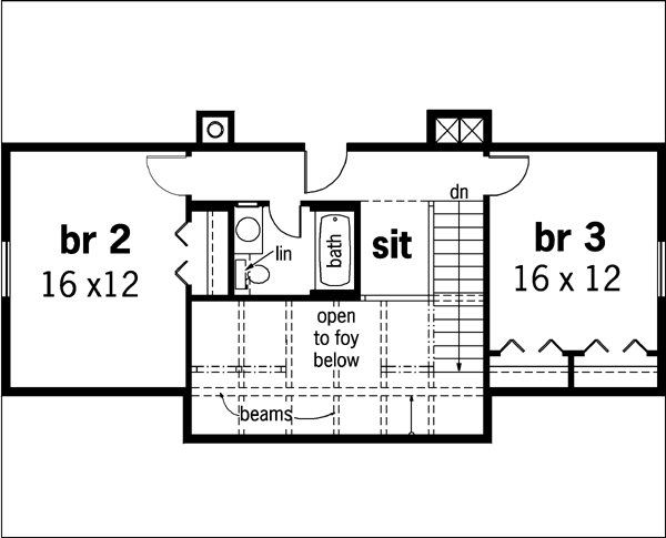 Upper/Second Floor Plan: 30-161