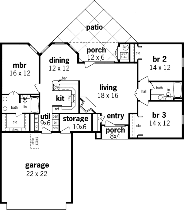 Main Floor Plan: 30-163