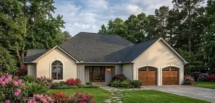 Traditional house plans 30-164 - front exterior, 1,420 sq ft, 3 bed, 2 bath house plans | Monster House Plans