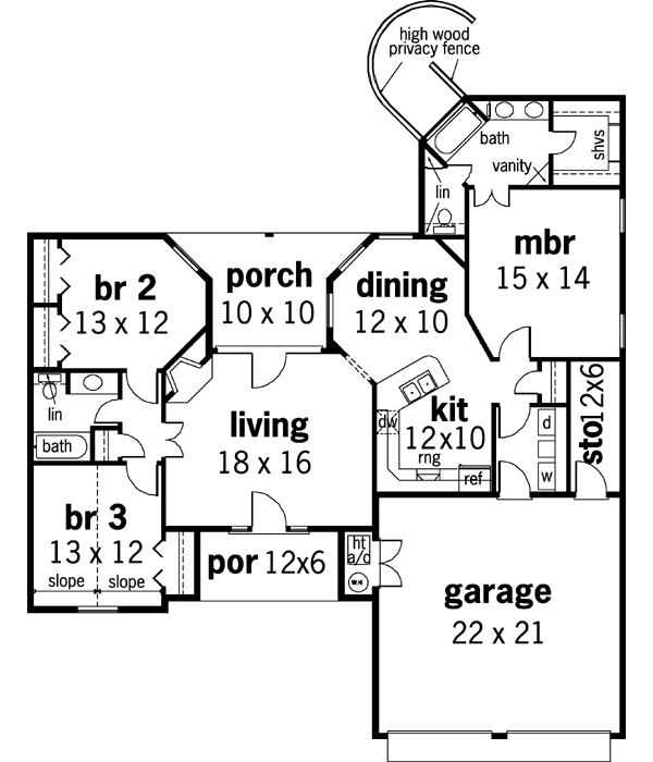 Main Floor Plan: 30-164