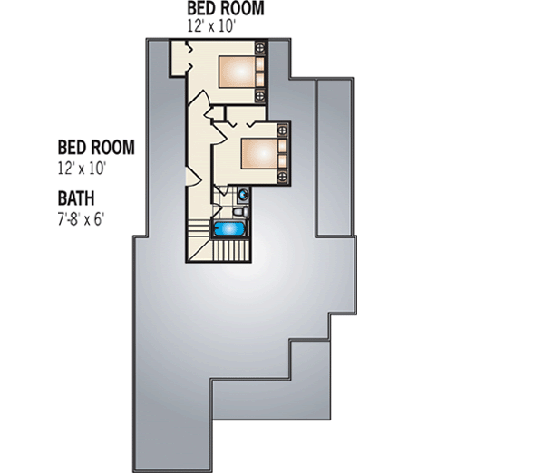 Upper/Second Floor Plan: 30-168