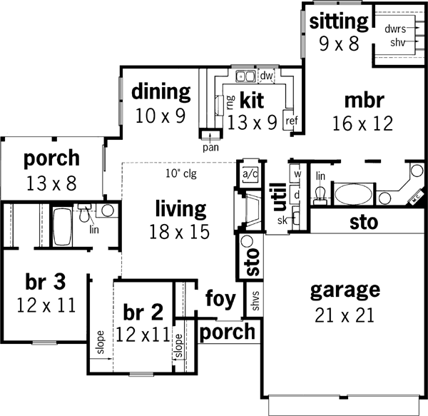 Main Floor Plan: 30-169