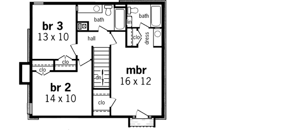 Upper/Second Floor Plan: 30-170