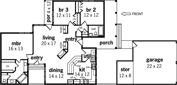 Main Floor Plan: 30-172