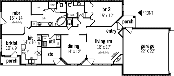 Main Floor Plan: 30-174